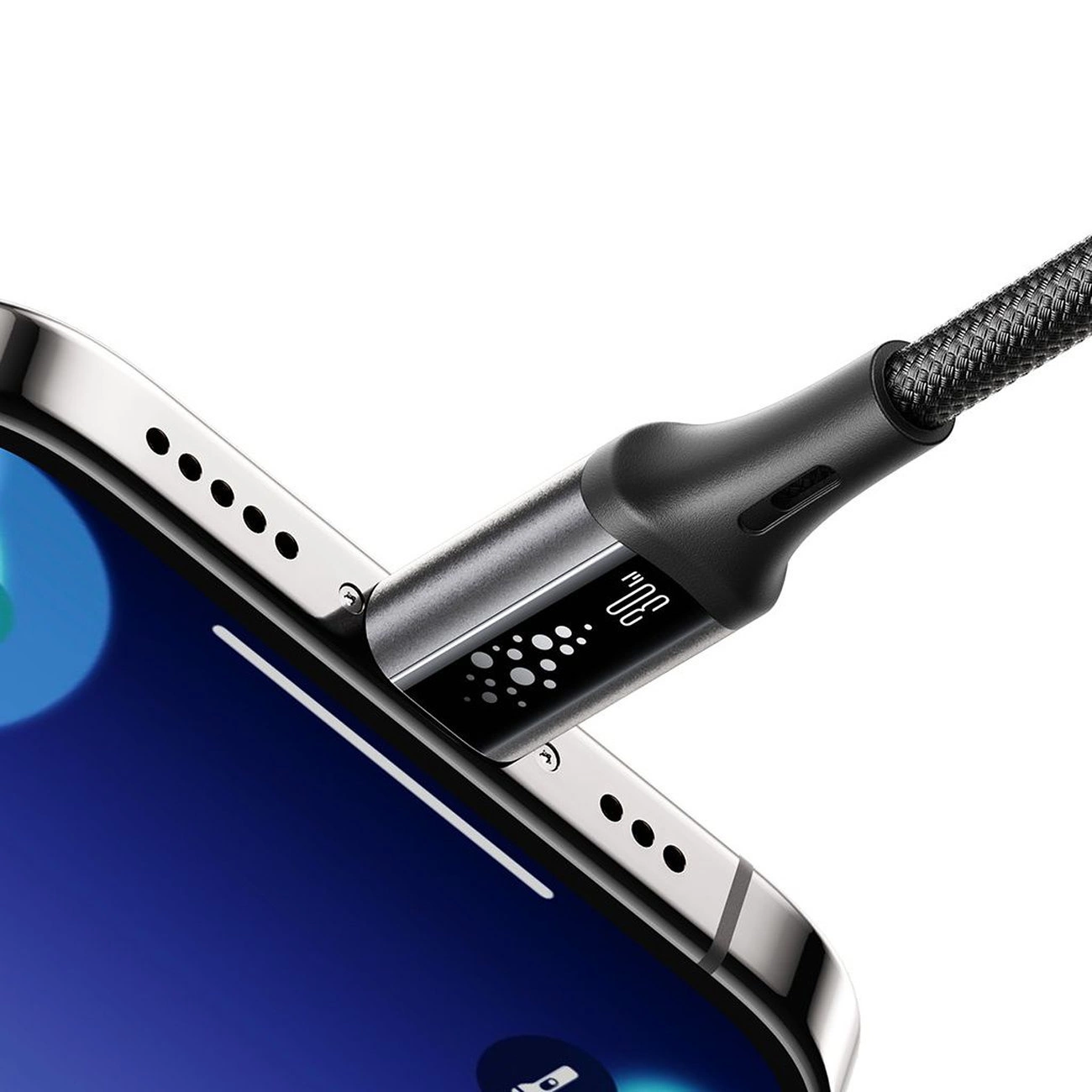 USB-C - Lightning Joyroom S-A60 StarTalk data- och laddningskabel, 30W, 1.2m, Svart