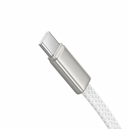 USB-C till USB-C data- och laddningskabel HOCO X125, 60W, 1m, Vit