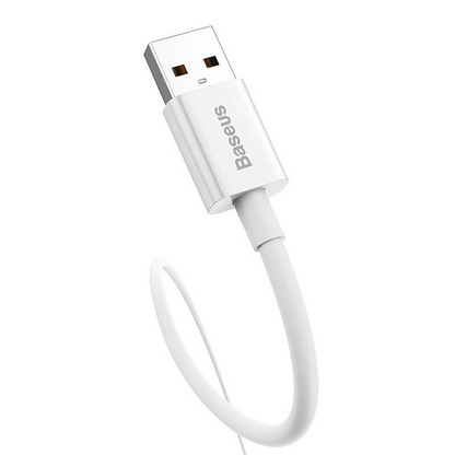 Data- och laddningskabel USB-A - USB-C Baseus Superior Series, 100W, 1m, Vit P10320102214-01