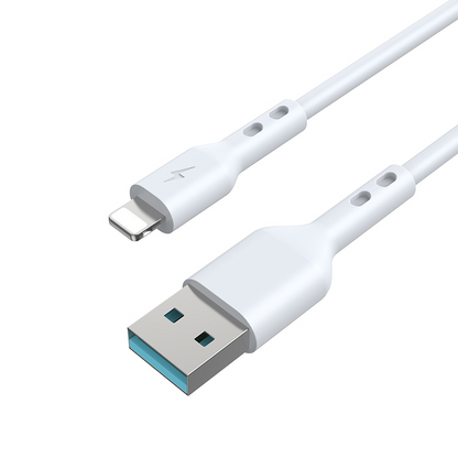 USB-A till Lightning data- och laddningskabel BWOO BO-X172L-2M, 15W, 2m, vit