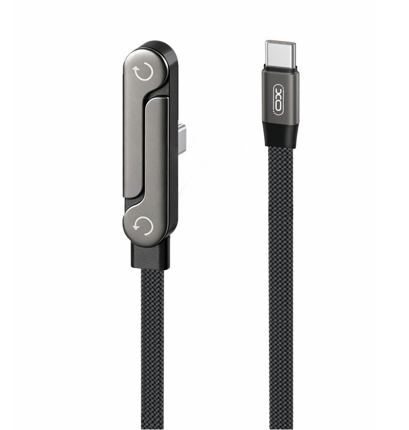 USB-C Data- och Laddningskabel - USB-C XO Design NB-Q311, 240W, 1,5m, Svart