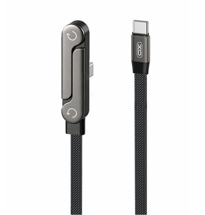 USB-C Data- och Laddningskabel - USB-C XO Design NB-Q311, 240W, 1,5m, Svart