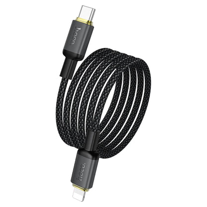 USB-A till Lightning data- och laddningskabel HOCO X128 Benefit, 12W, 1m, svart