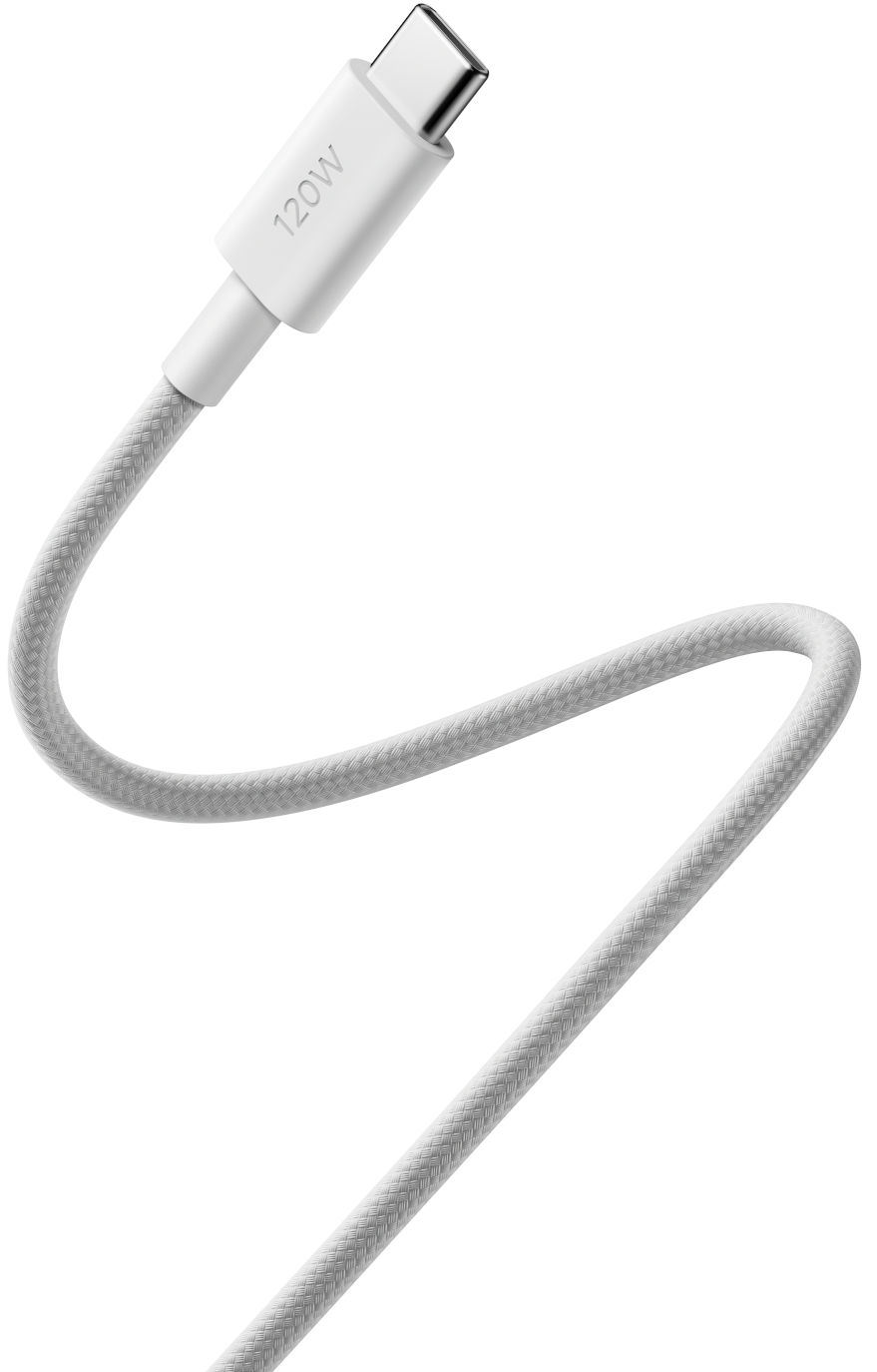 USB-C data- och laddningskabel - USB-C Xiaomi, 120W, 2m, vit BHR087AGL