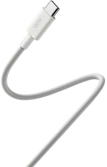 USB-C data- och laddningskabel - USB-C Xiaomi, 120W, 2m, vit BHR087AGL