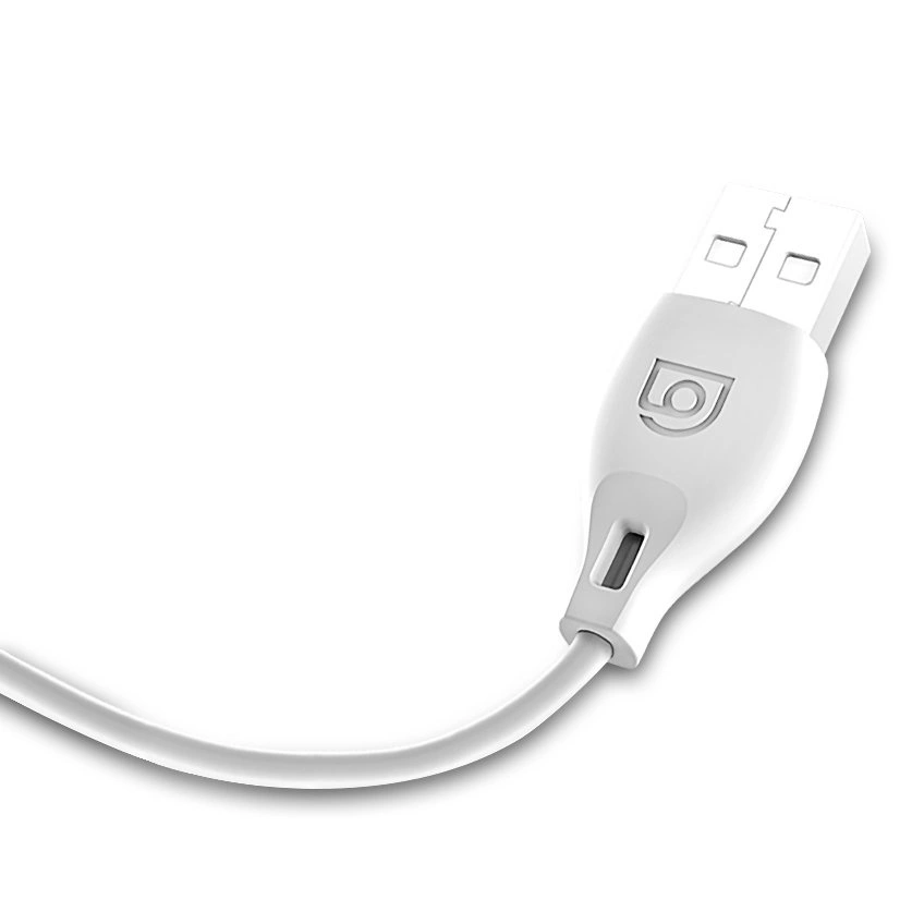 USB-A till Lightning data- och laddningskabel Dudao L4L, 18W, 1m, vit