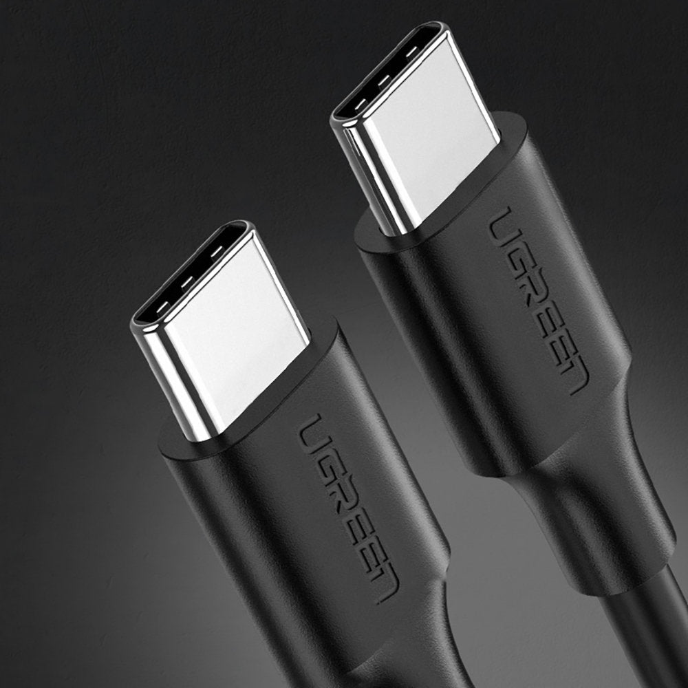 USB-C till USB-C data- och laddningskabel UGREEN US286, 60W, 1m, Svart