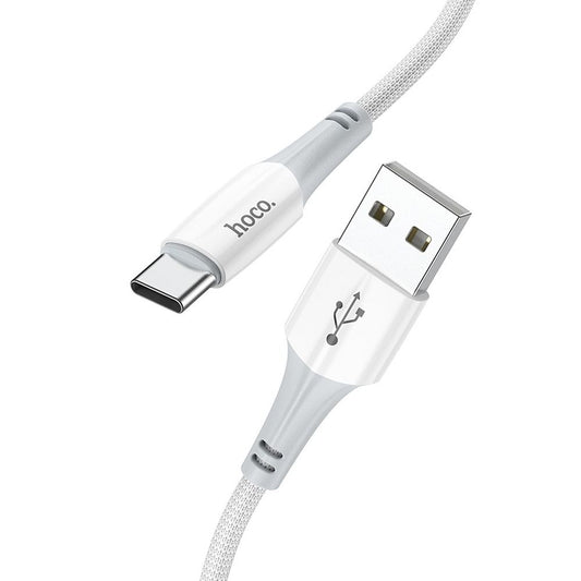 USB-A till USB-C Data- och Laddningskabel HOCO X70, 60W, 1m, Vit