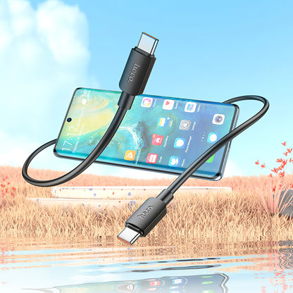 USB-C till USB-C Data- och Laddningskabel HOCO X96, 100W, 1m, Svart