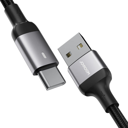 USB-A till USB-C data- och laddningskabel Joyroom A10, 18W, 1.2m, Svart