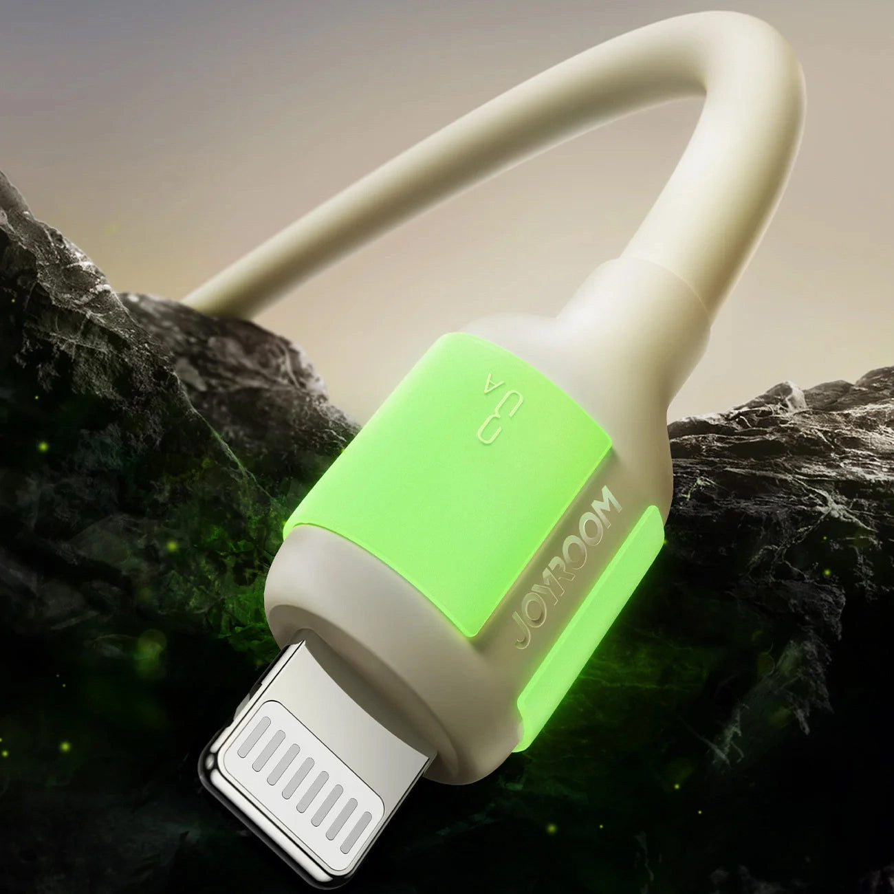 Data- och laddningskabel USB-A - Lightning Joyroom S-A53, 18W, 1.2m, Beige