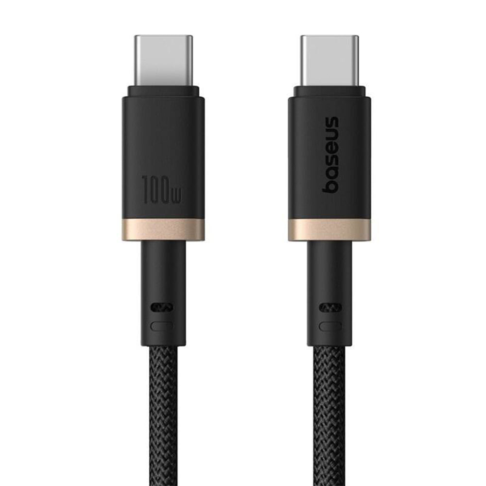 USB-C till USB-C Data- och Laddningskabel Baseus Dura Series, 100W, 2m, Guld P10377803U01-03