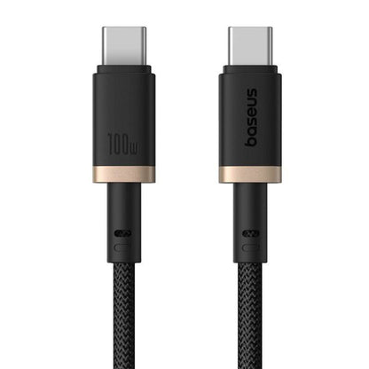 USB-C till USB-C Data- och Laddningskabel Baseus Dura Series, 100W, 2m, Guld P10377803U01-03