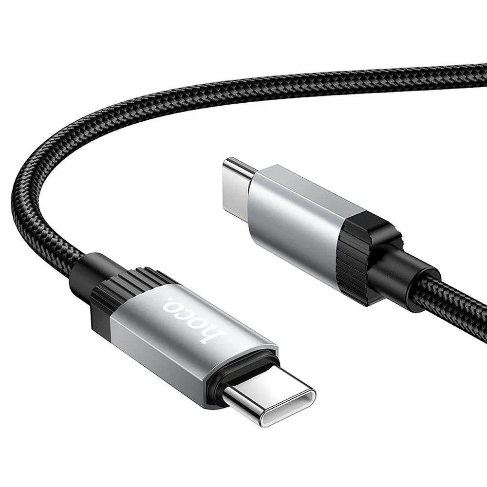 USB-C Data- och Laddningskabel - USB-C HOCO X117, 60W, 1m, Svart