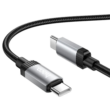 USB-C Data- och Laddningskabel - USB-C HOCO X117, 60W, 1m, Svart