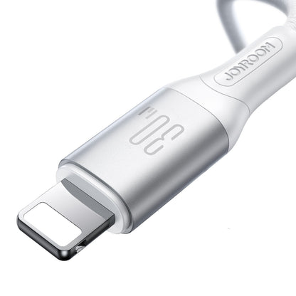 USB-C till Lightning-laddnings- och datakabel Joyroom S-A28 Flash, 30W, 1m, Vit