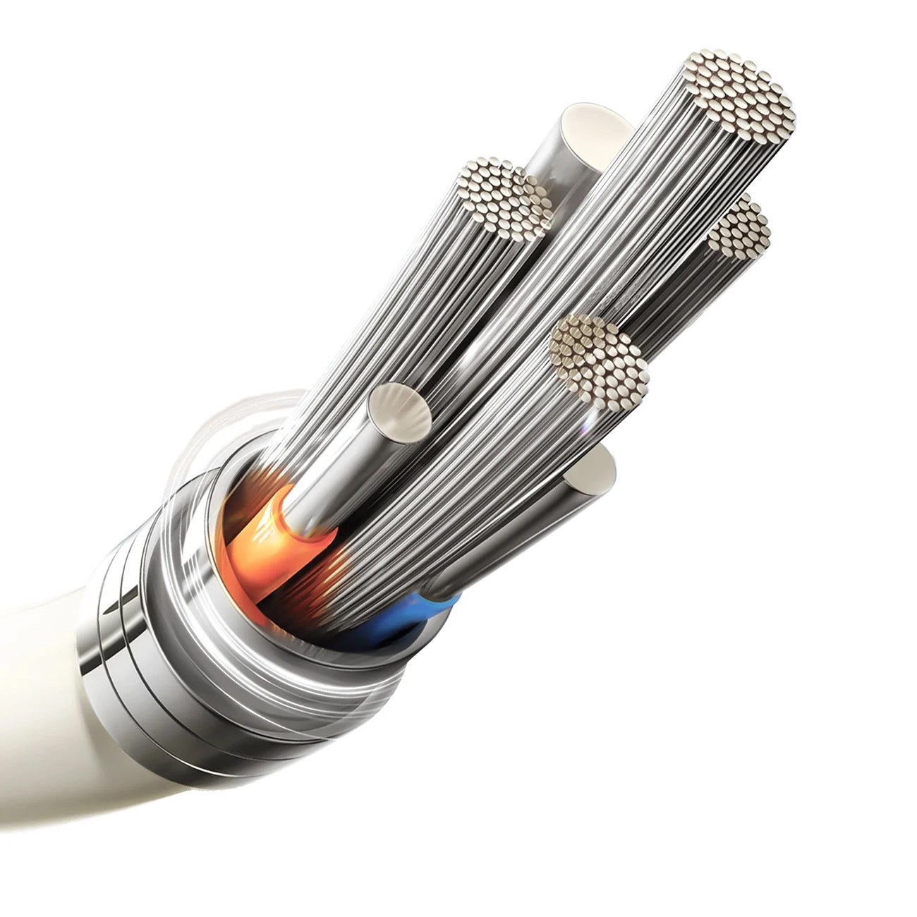 Data- och laddningskabel USB-C till Lightning Joyroom S-A53, 30W, 2m, Beige