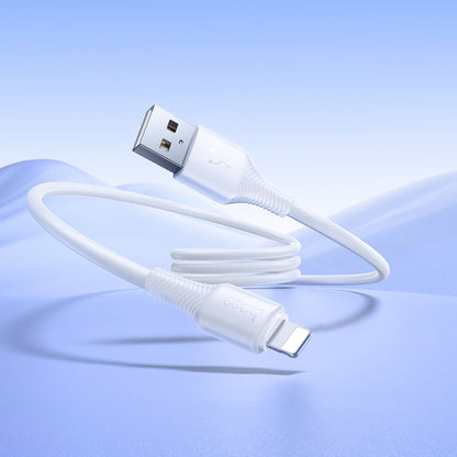 Data- och laddningskabel USB-A - Lightning HOCO X120, 18W, 1m, Vit