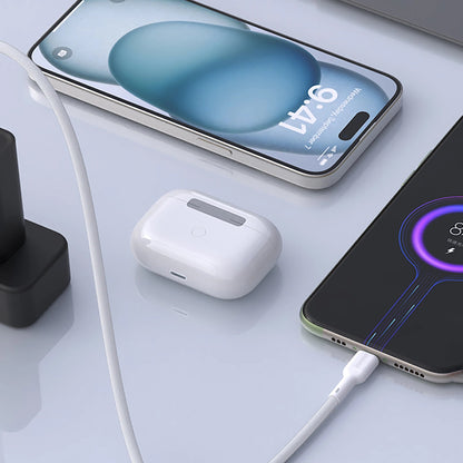 USB-A till USB-C Dudao L9T data- och laddningskabel, 100W, 1m, Vit