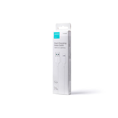 Data- och laddningskabel USB-A till Lightning Joyroom S-A9, 18W, 1m, Vit