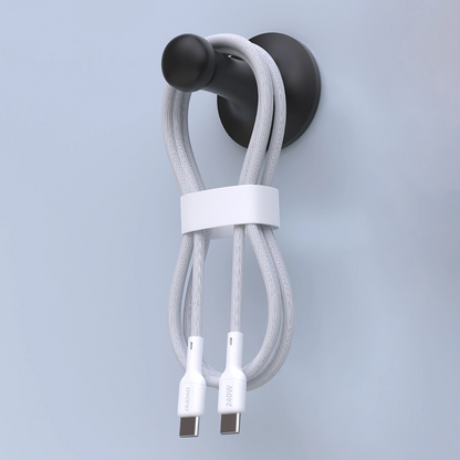 USB-C Data- och Laddningskabel - USB-C Dudao L9C Max, 240W, 2m, Vit