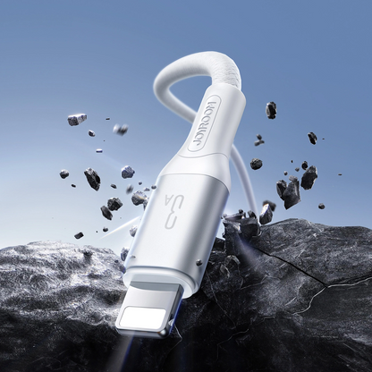 USB-A - Lightning Joyroom S-A28 Flash data- och laddningskabel, 18W, 1m, Vit