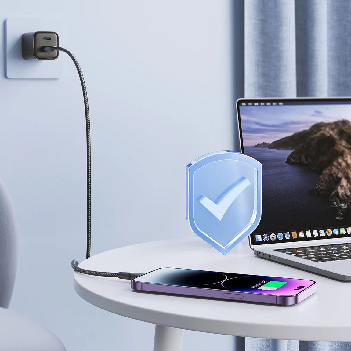 USB-A - Lightning Joyroom S-A11 data- och laddningskabel, 18W, 1.2m, Svart