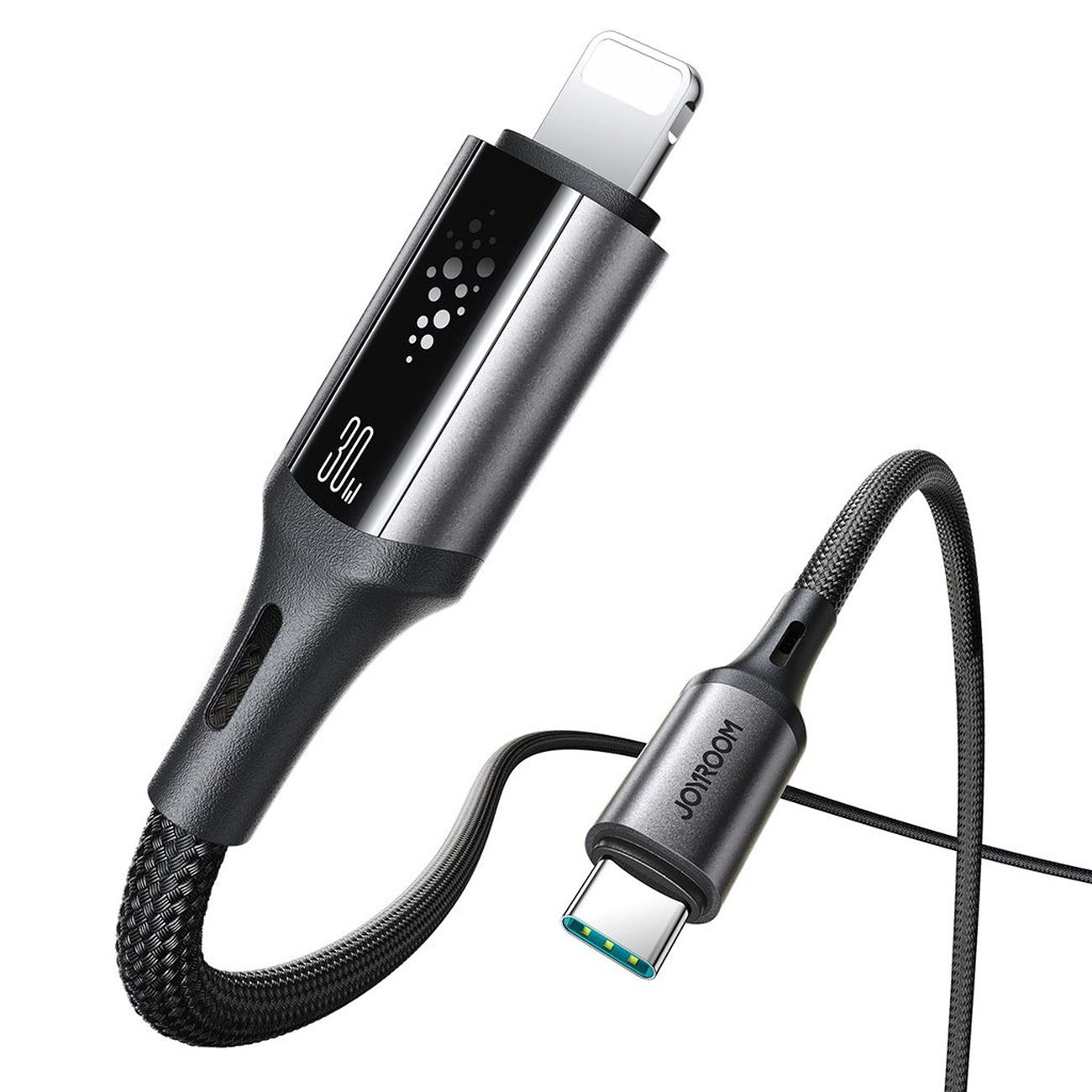 USB-C - Lightning Joyroom S-A60 StarTalk data- och laddningskabel, 30W, 1.2m, Svart