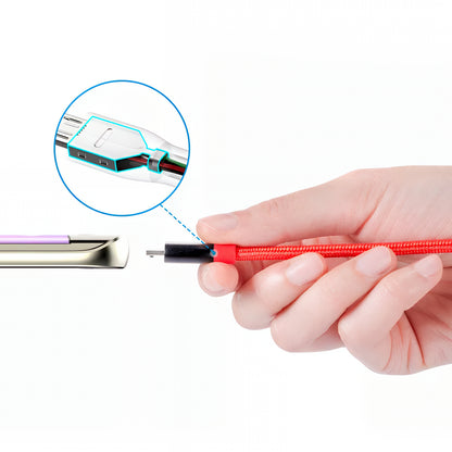 USB-A - microUSB Anker PowerLine+ data- och laddningskabel, 18W, 0.91m, Röd A8142G91