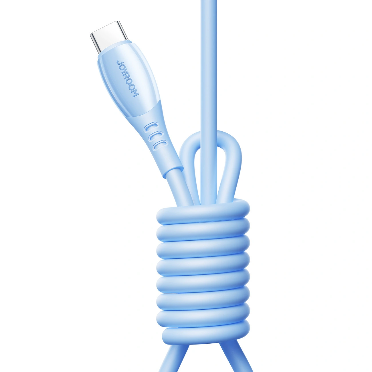 USB-C till USB-C data- och laddningskabel Joyroom S-A59 Vibrant, 60W, 1.2m, Blå