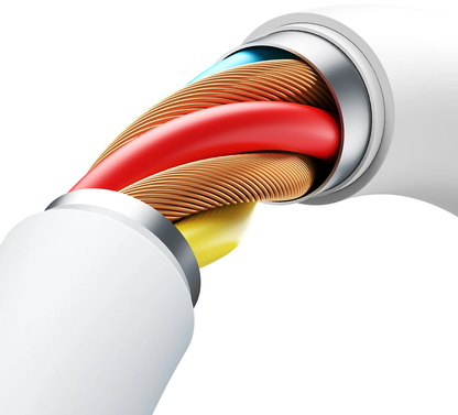 USB-C Data- och Laddningskabel - USB-C Joyroom S-A62 Lively, 60W, 1,2m, Vit