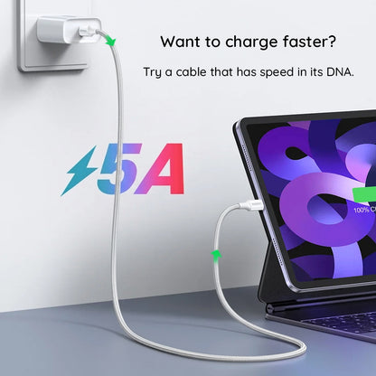 USB-C Data- och Laddningskabel - USB-C UGREEN L502, 100W, 1m, Orange