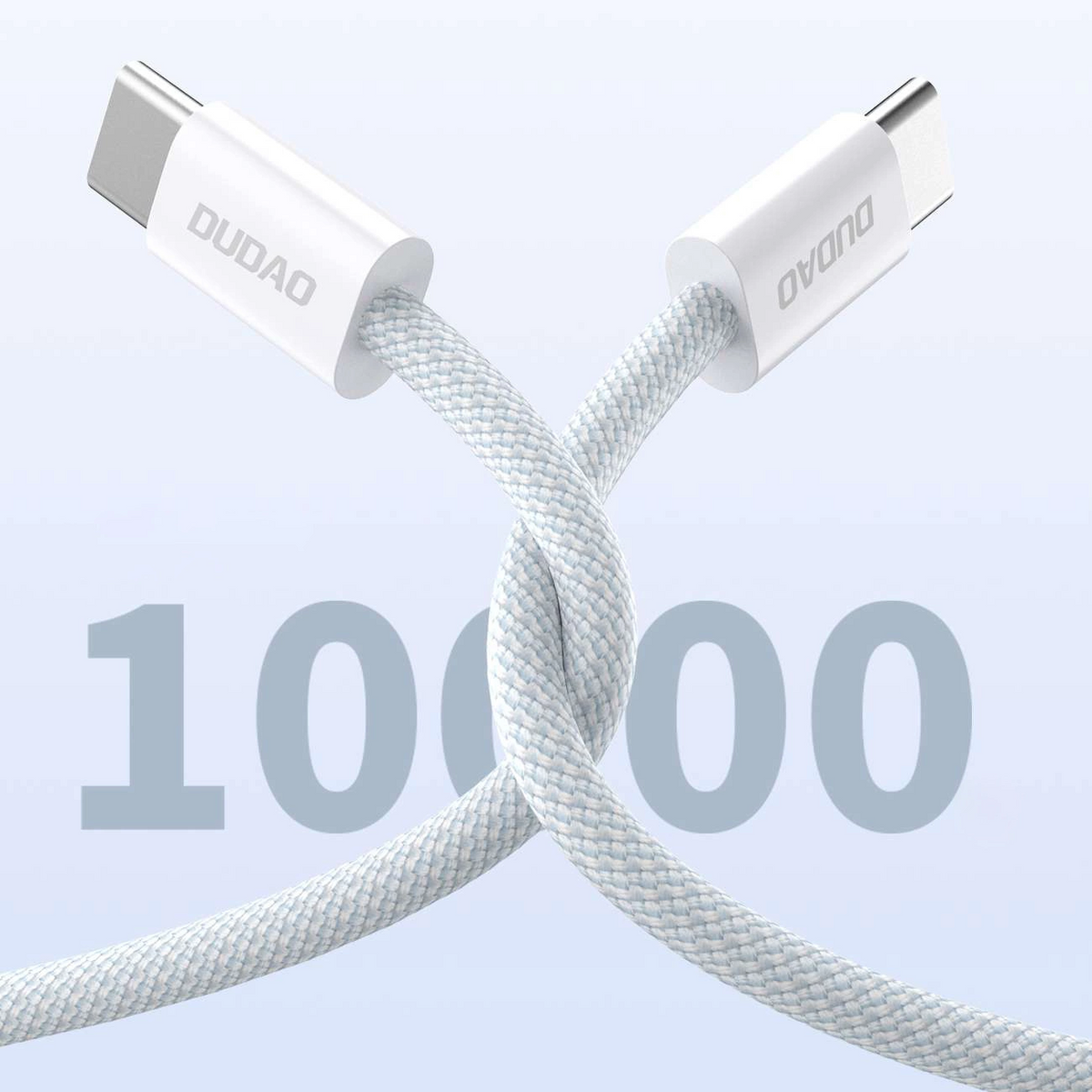 USB-C Data- och laddningskabel - USB-C Dudao L6C, 30W, 2m, Blå