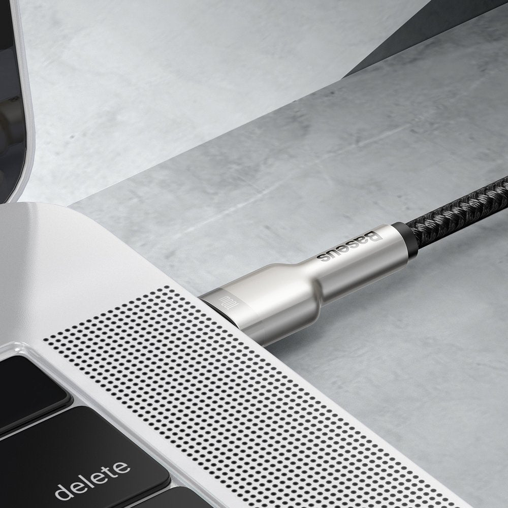 USB-C till USB-C Data- och Laddningskabel Baseus Cafule, 100W, 2m, Svart CATJK-D01