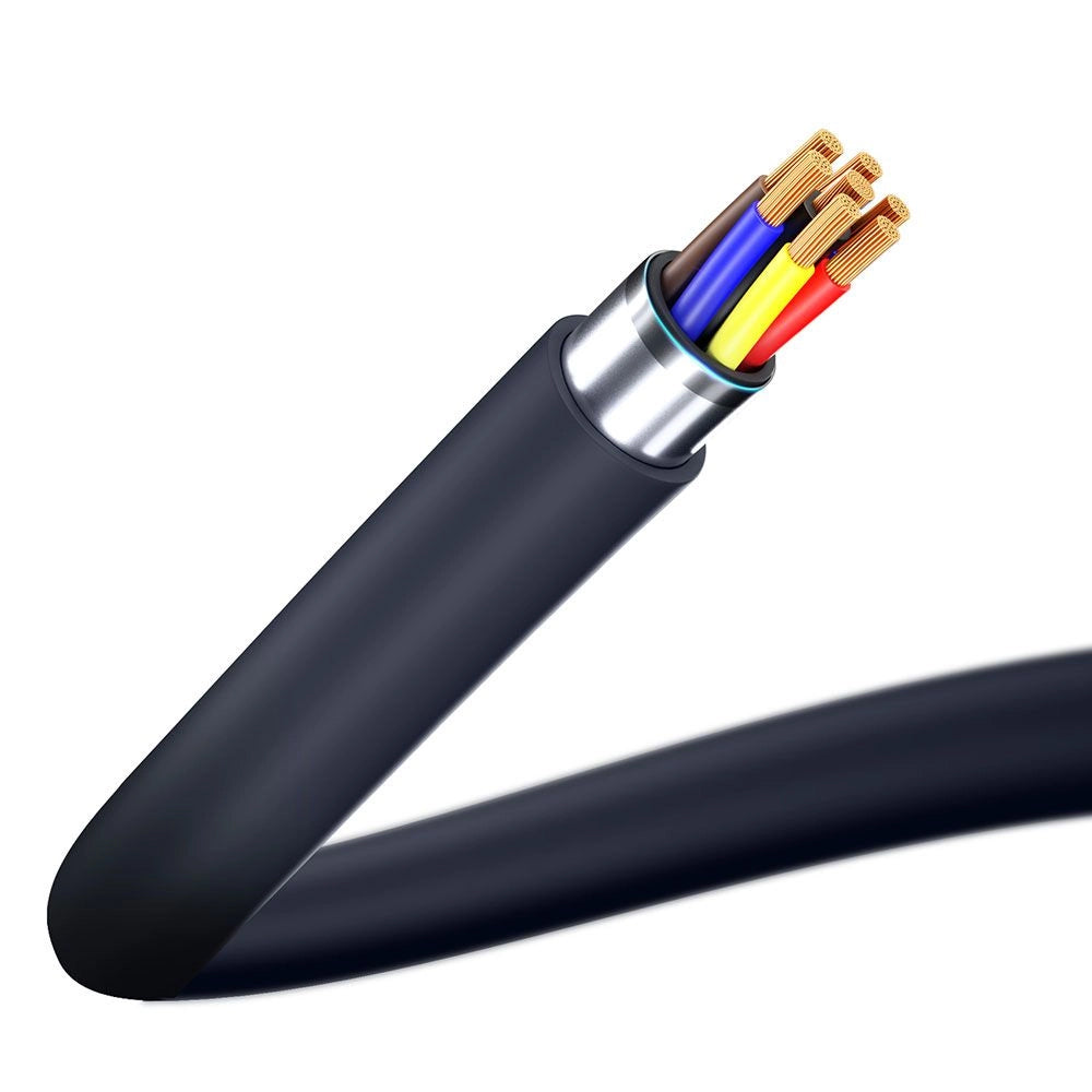 USB-C Data- och Laddningskabel - USB-C 3MK Hyper, 100W, 1.2m, Svart
