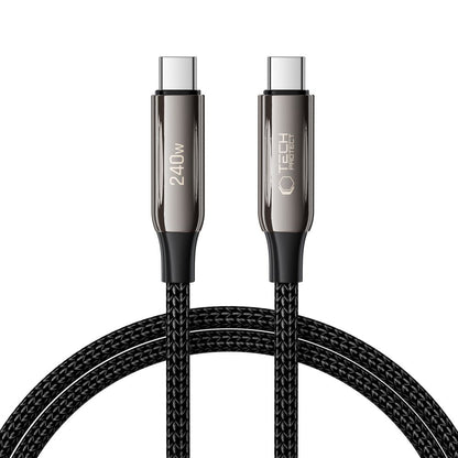 USB-C Data- och Laddningskabel - USB-C Tech-Protect UB10T Ultraboost, 240W, 1m, Svart
