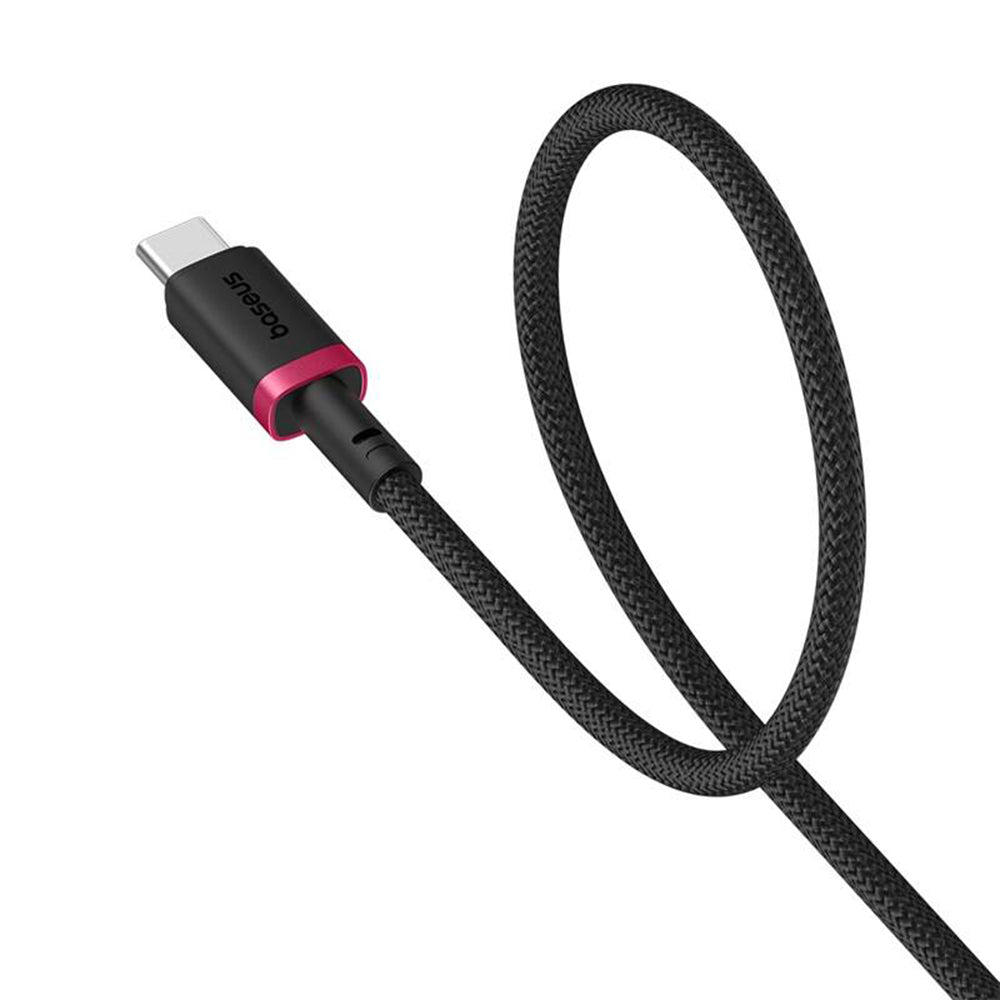 Data- och laddningskabel USB-A till USB-C Baseus Dura Series, 60W, 2m, Röd P10377802U01-03