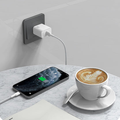 USB-A till USB-C Dudao L9T data- och laddningskabel, 100W, 1m, Vit