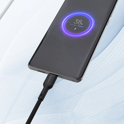 Data- och laddningskabel USB-A - USB-C Dudao L9T, 100W, 1m, Svart