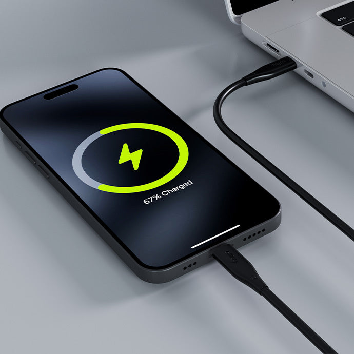 USB-C Data- och Laddningskabel - USB-C Allity. AUC-02, 100W, 2m, Svart