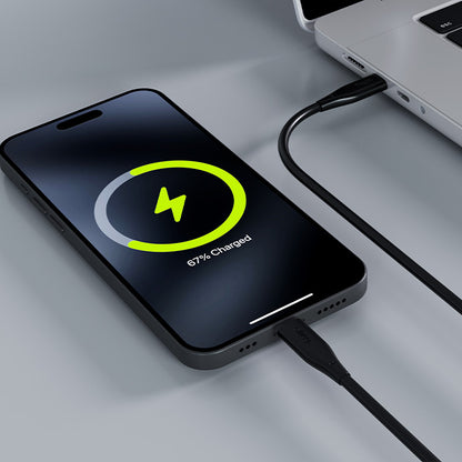 USB-C Data- och Laddningskabel - USB-C Allity. AUC-02, 100W, 2m, Svart