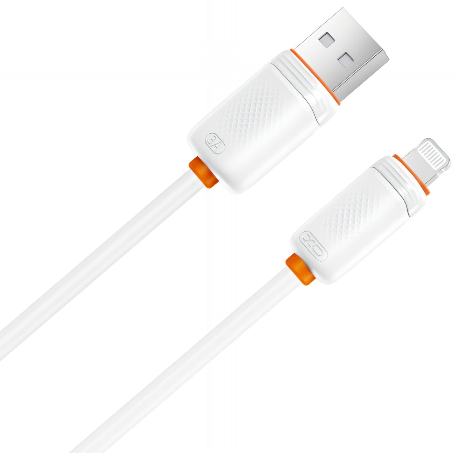 USB-A - Lightning Data- och Laddningskabel XO Design NB302, 18W, 1m, Vit