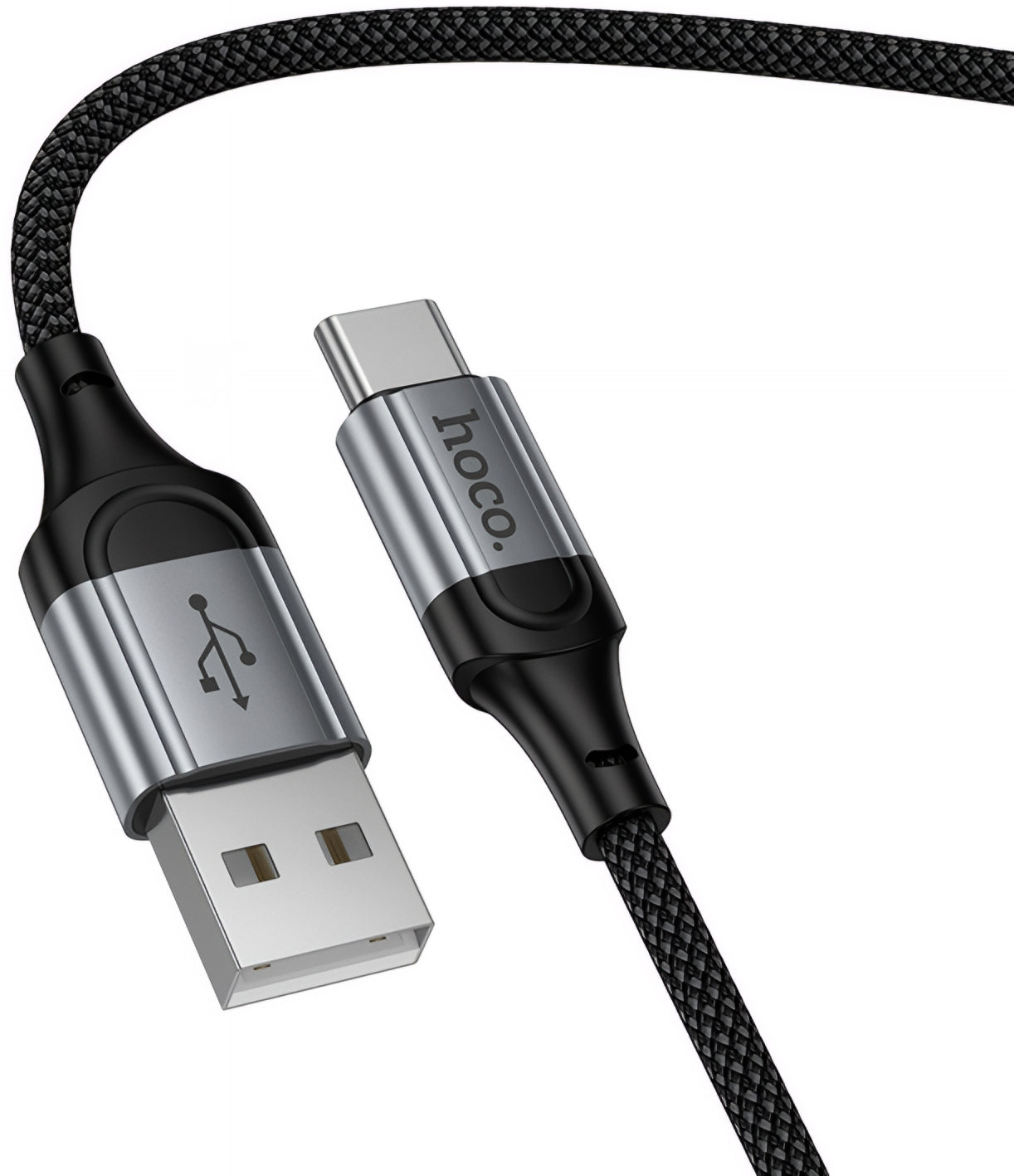 USB-A till USB-C Data- och Laddningskabel HOCO X121, 18W, 1.5m, Svart