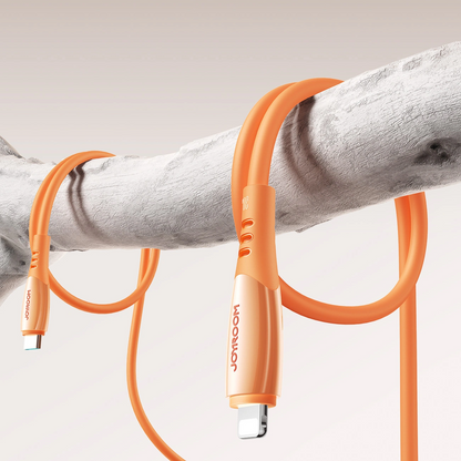 USB-C to Lightning Data and Charging Cable Joyroom S-A59 Vibrant, 30W, 1.2m, Orange