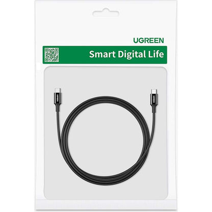 USB-C till USB-C data- och laddningskabel UGREEN US300, 100W, 2m, Svart