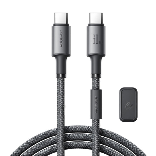 USB-C till USB-C data- och laddningskabel Joyroom S-A50, 60W, 1.2m, Grå