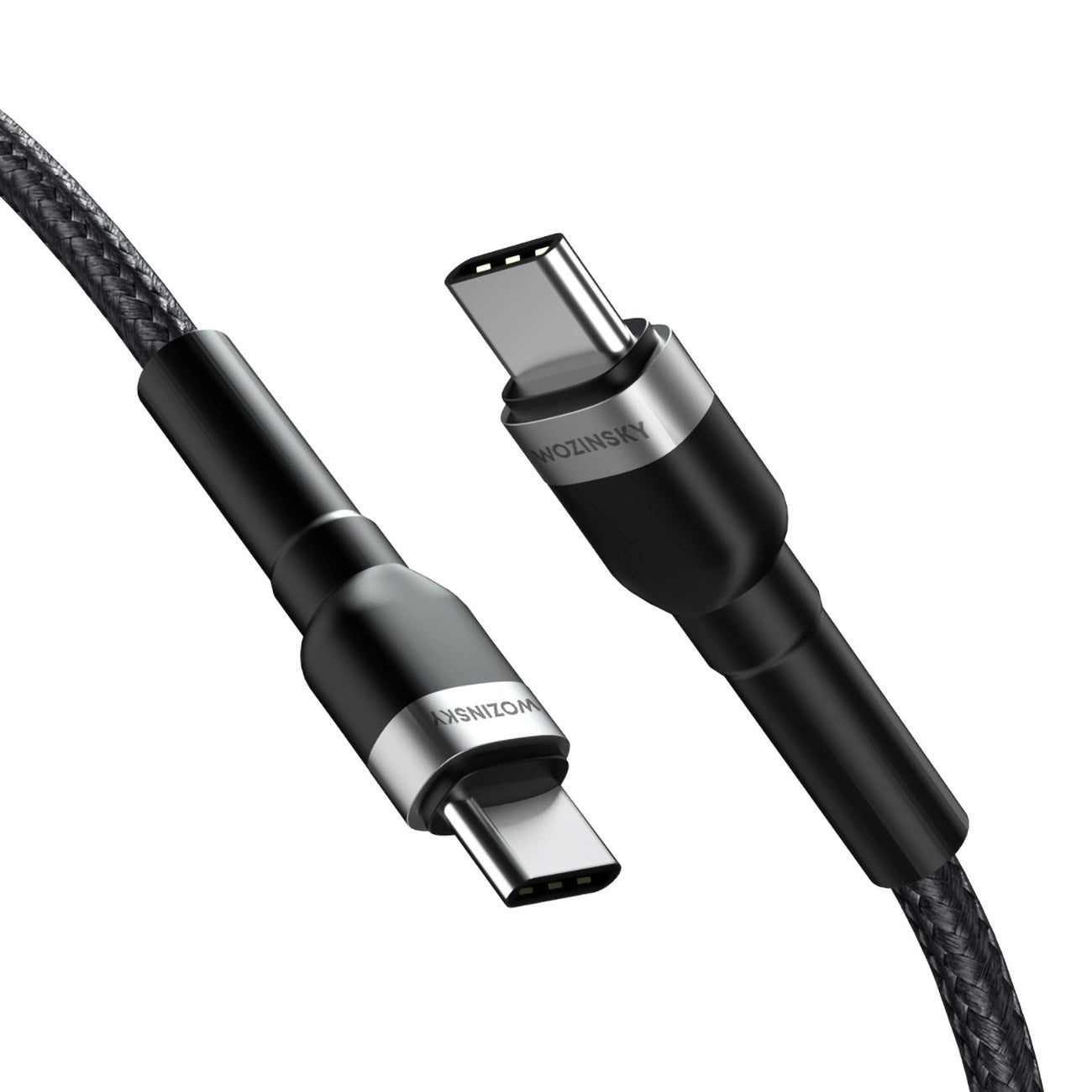 USB-C Data- och Laddningskabel - USB-C WZK WNBCC2, 65W, 2m, Svart