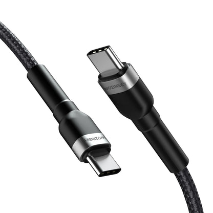 USB-C Data- och Laddningskabel - USB-C WZK WNBCC2, 65W, 2m, Svart