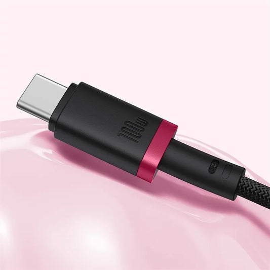 USB-C till USB-C Data- och Laddningskabel Baseus Dura Series, 240W, 1m, Röd P10377803U03-01