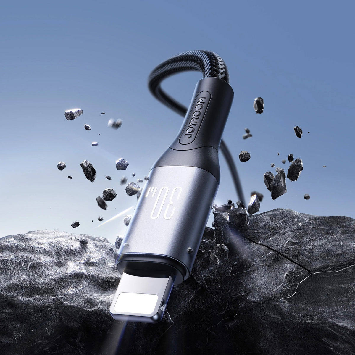 USB-C - Lightning Laddnings- och Datakabel Joyroom S-A28 Flash, 30W, 1m, Svart
